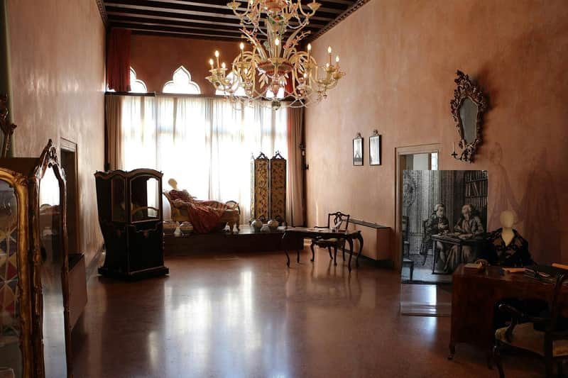 Targeta de la ciutat per a Casa Carlo Goldoni (Venècia) Sala 1